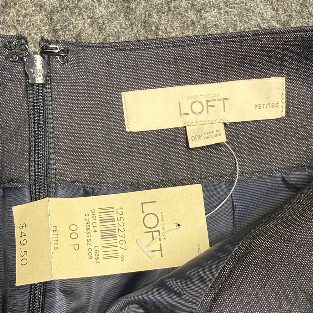 LOFT Charcoal Pencil Skirt